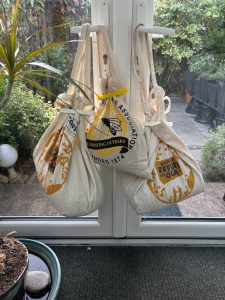 3 large bags filled with lavender