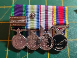 Borneo, Malaysia, Falklands, Royal Marines medals.
